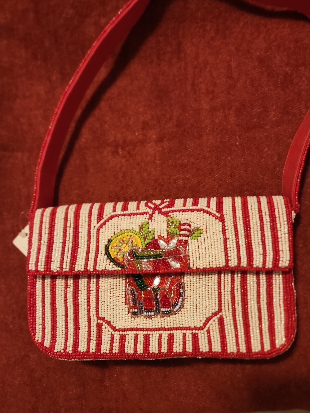Fiona Beaded Festive Cocktail Bag